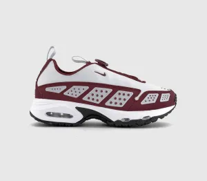 Nike Air Max Sndr Trainers Photon Dust Night Maroon Black White Uk Size 7.5