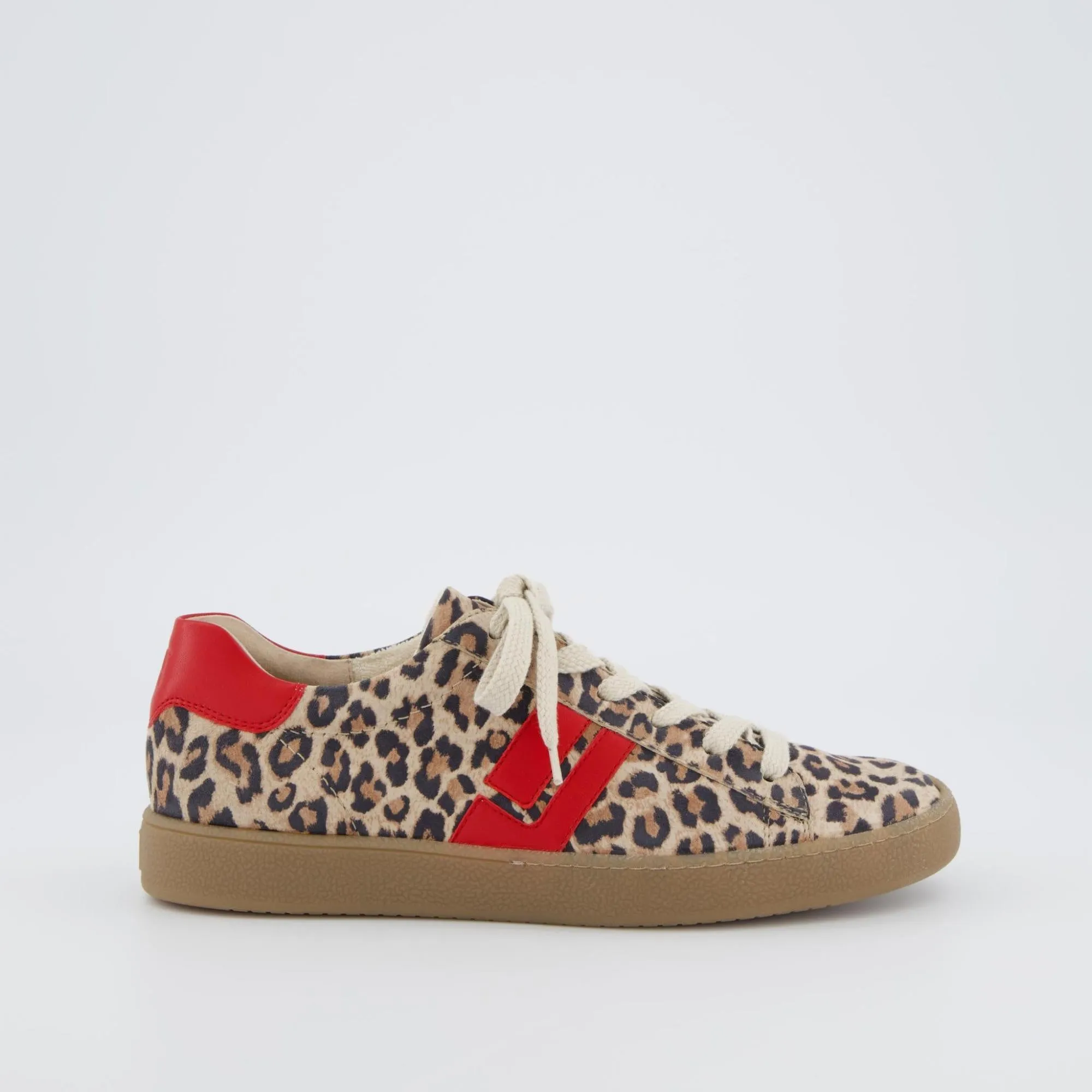 PAUL GREEN Leopard Print Trainer 5464