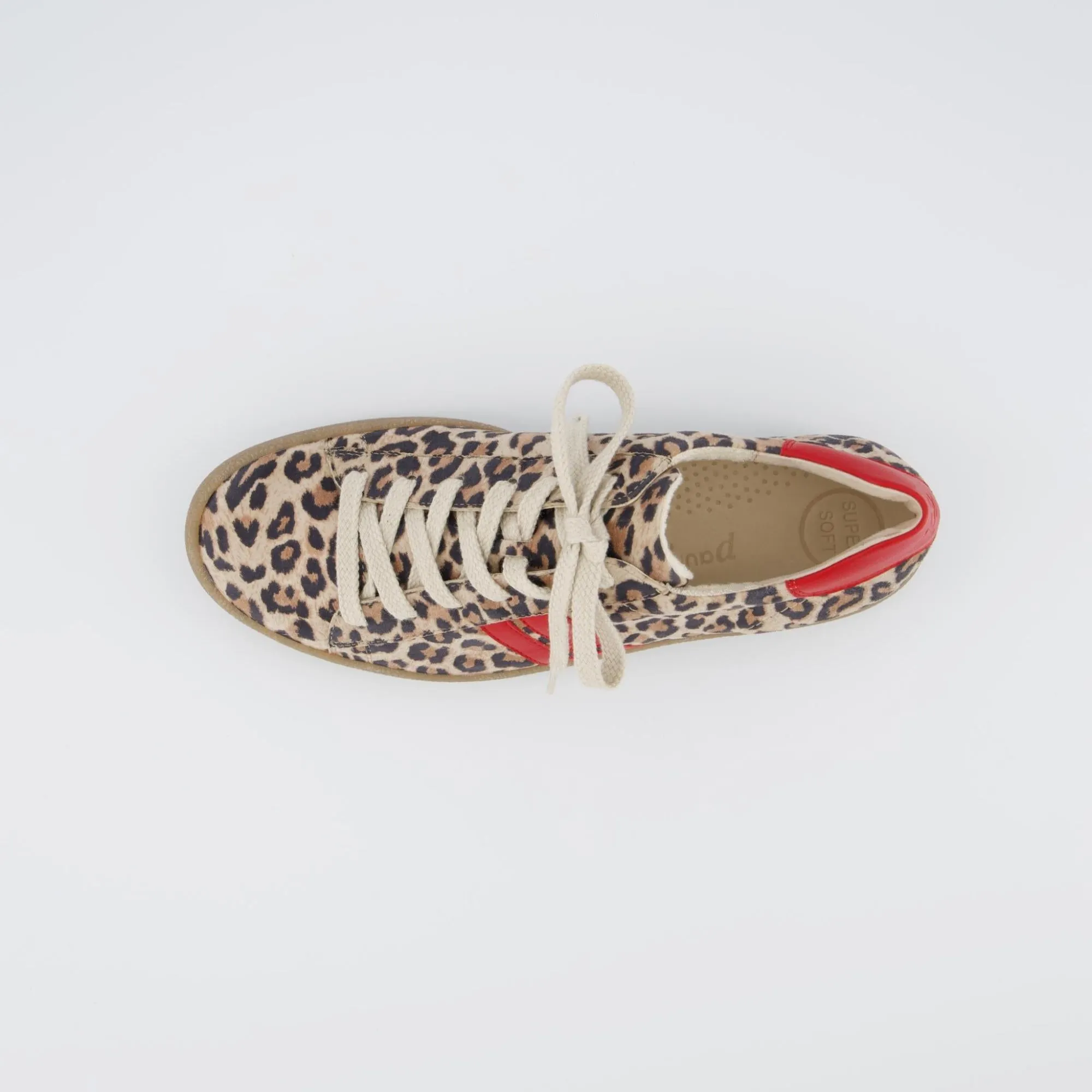 PAUL GREEN Leopard Print Trainer 5464