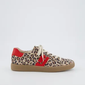 PAUL GREEN Leopard Print Trainer 5464