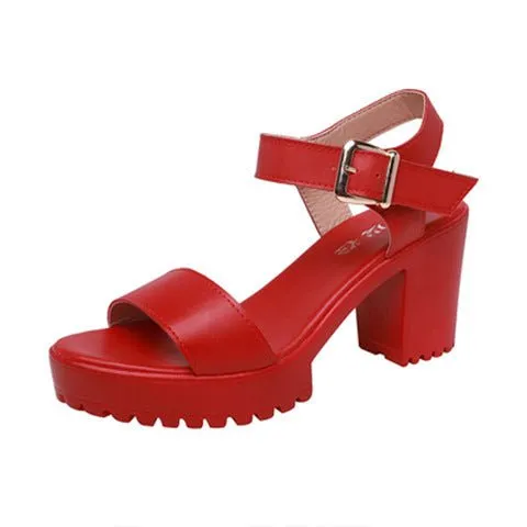 Simple Classic Platform Sandal Shoes