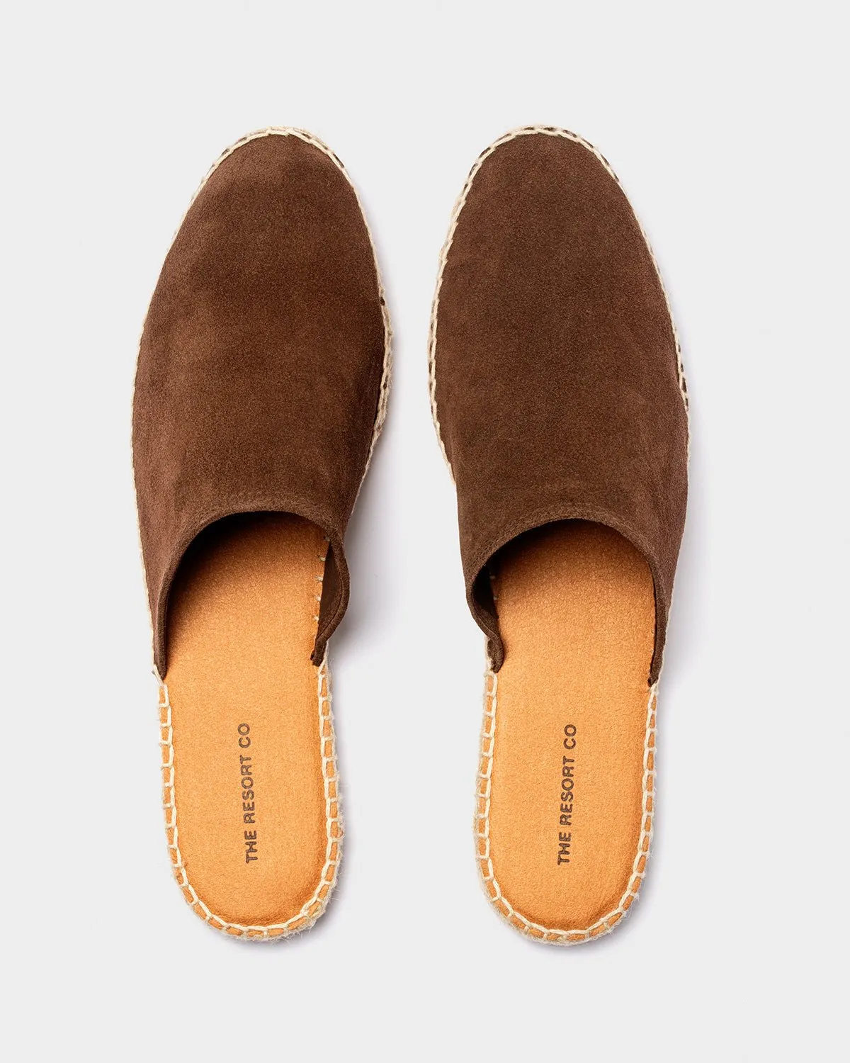 Slip-in Espadrilles Dark Brown Suede