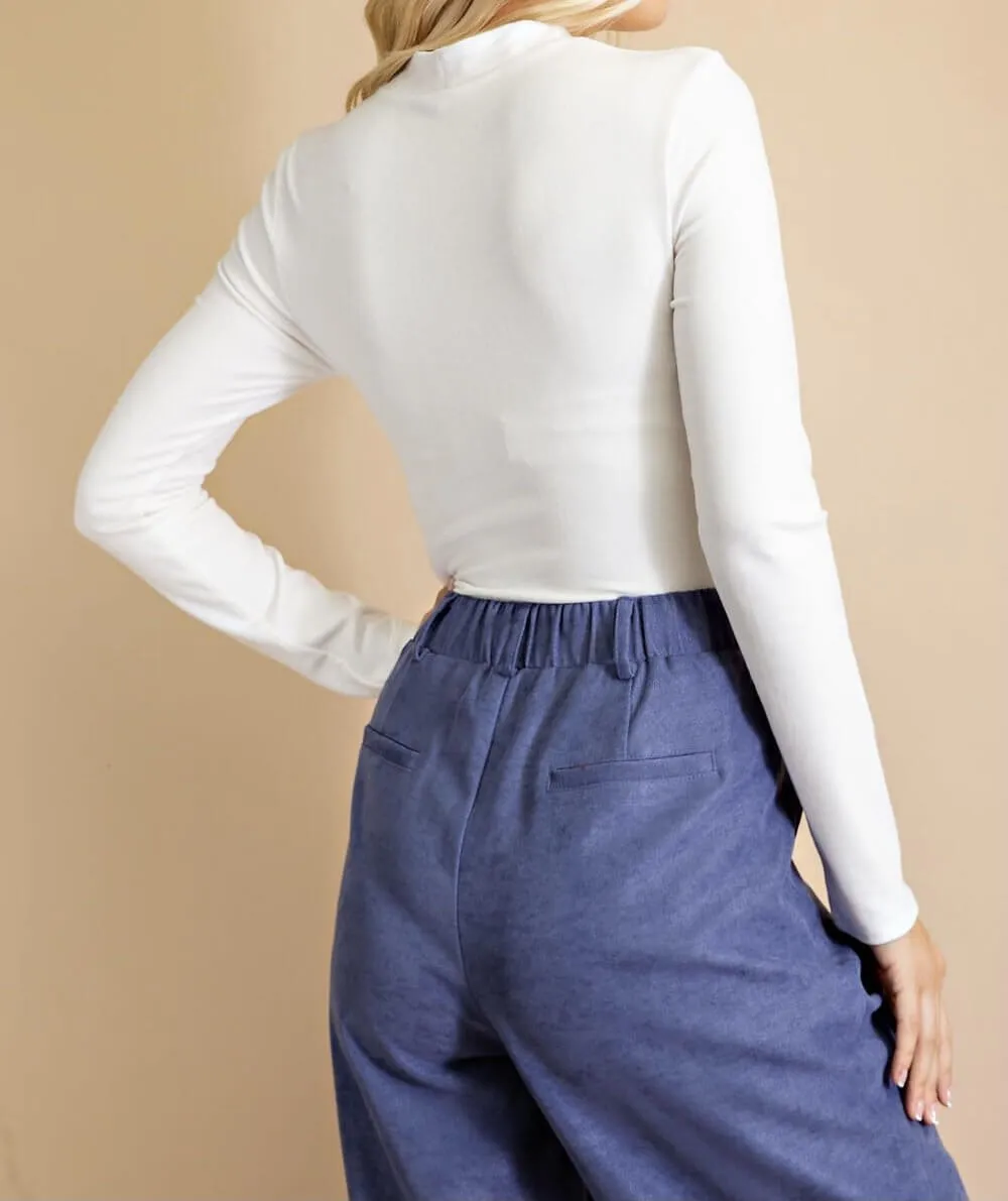 The Beatrice Bodysuit: Long Sleeve Cut Out Bodysuit