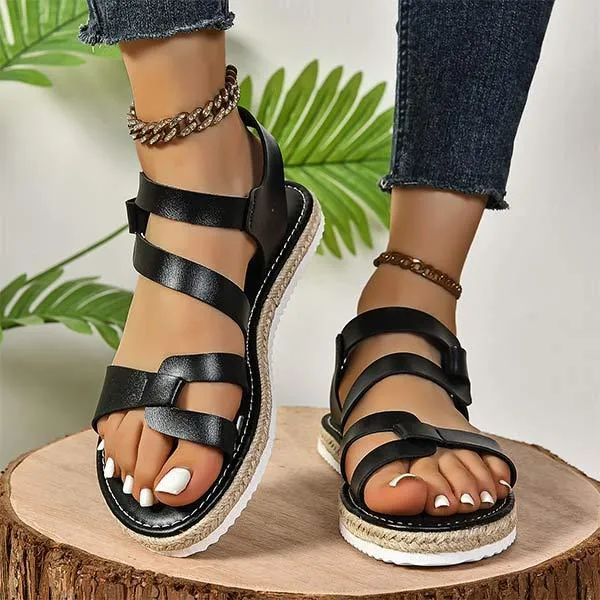 Women's Simple Casual Flat Sandals 28741756C