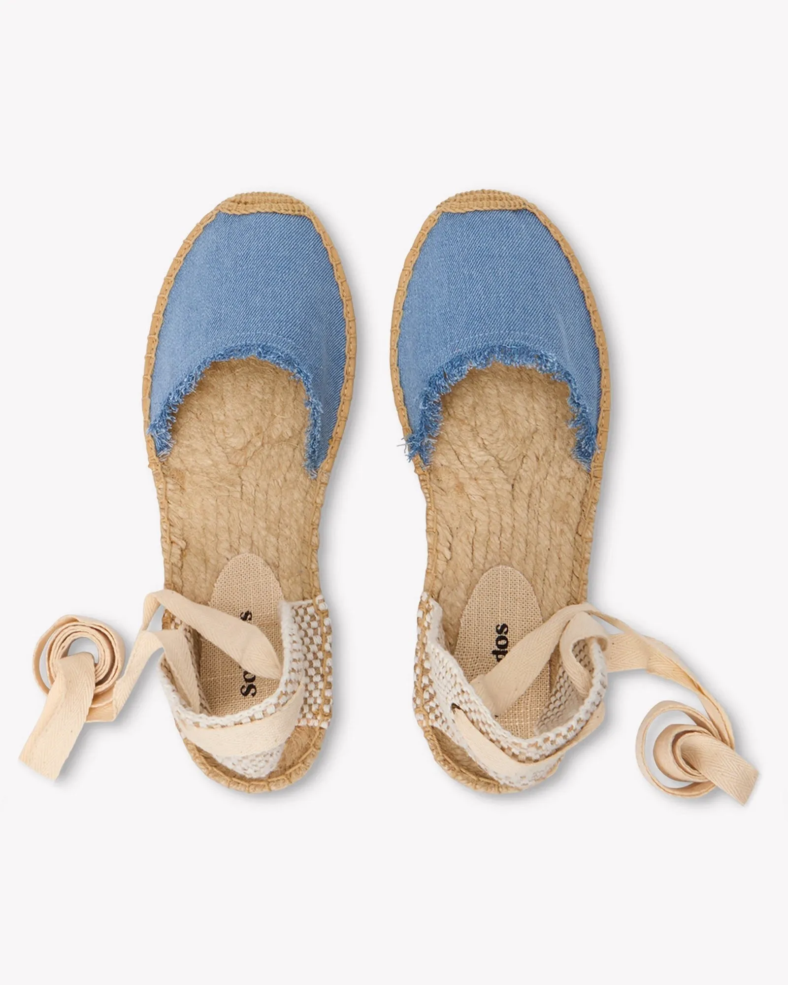 Womens_Espadrilles_The Lauren Lace Up_Denims_Light Wash