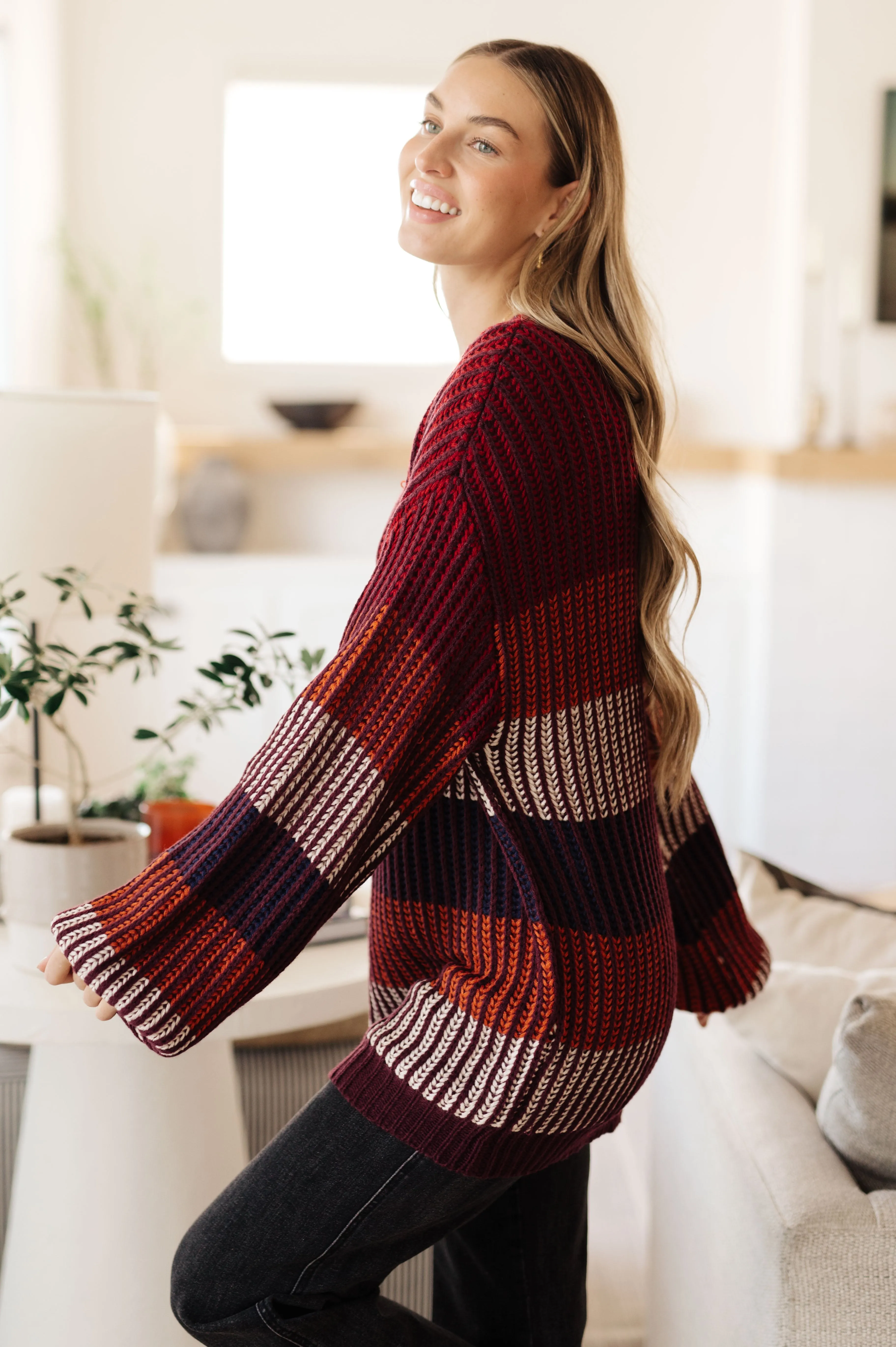 World of Wonder Striped Sweater (Reg & Curvy )