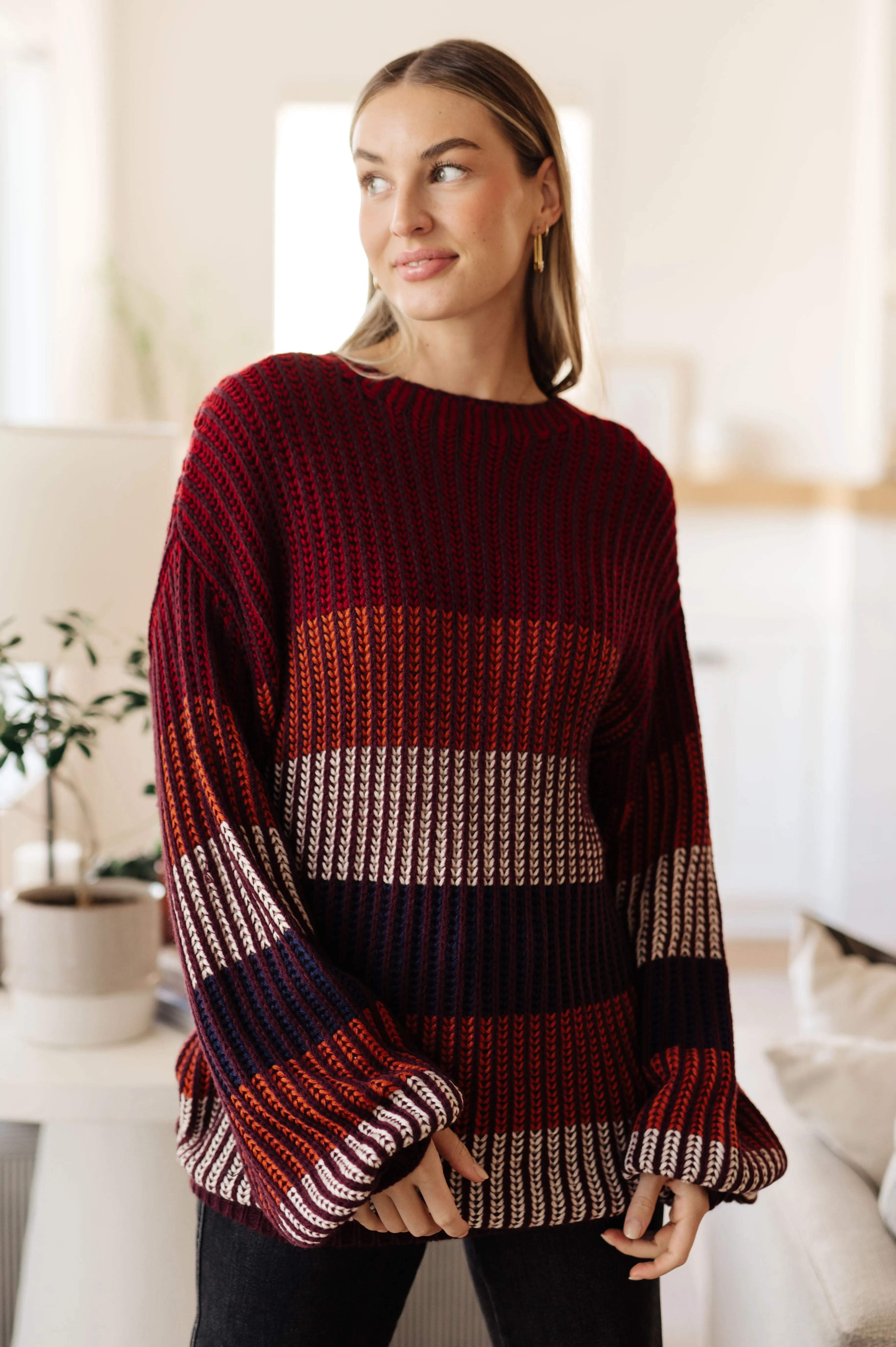 World of Wonder Striped Sweater (Reg & Curvy )