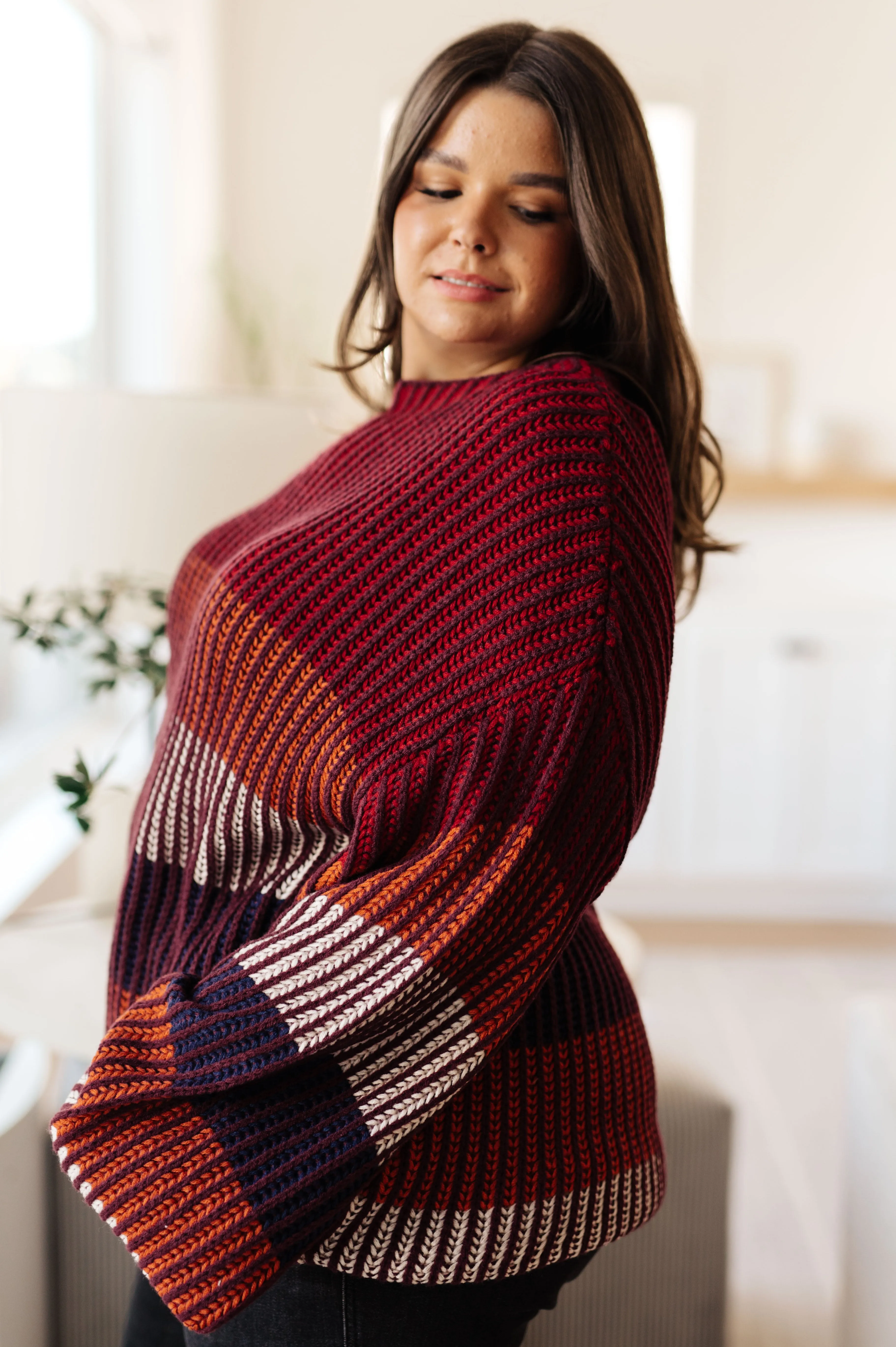 World of Wonder Striped Sweater (Reg & Curvy )