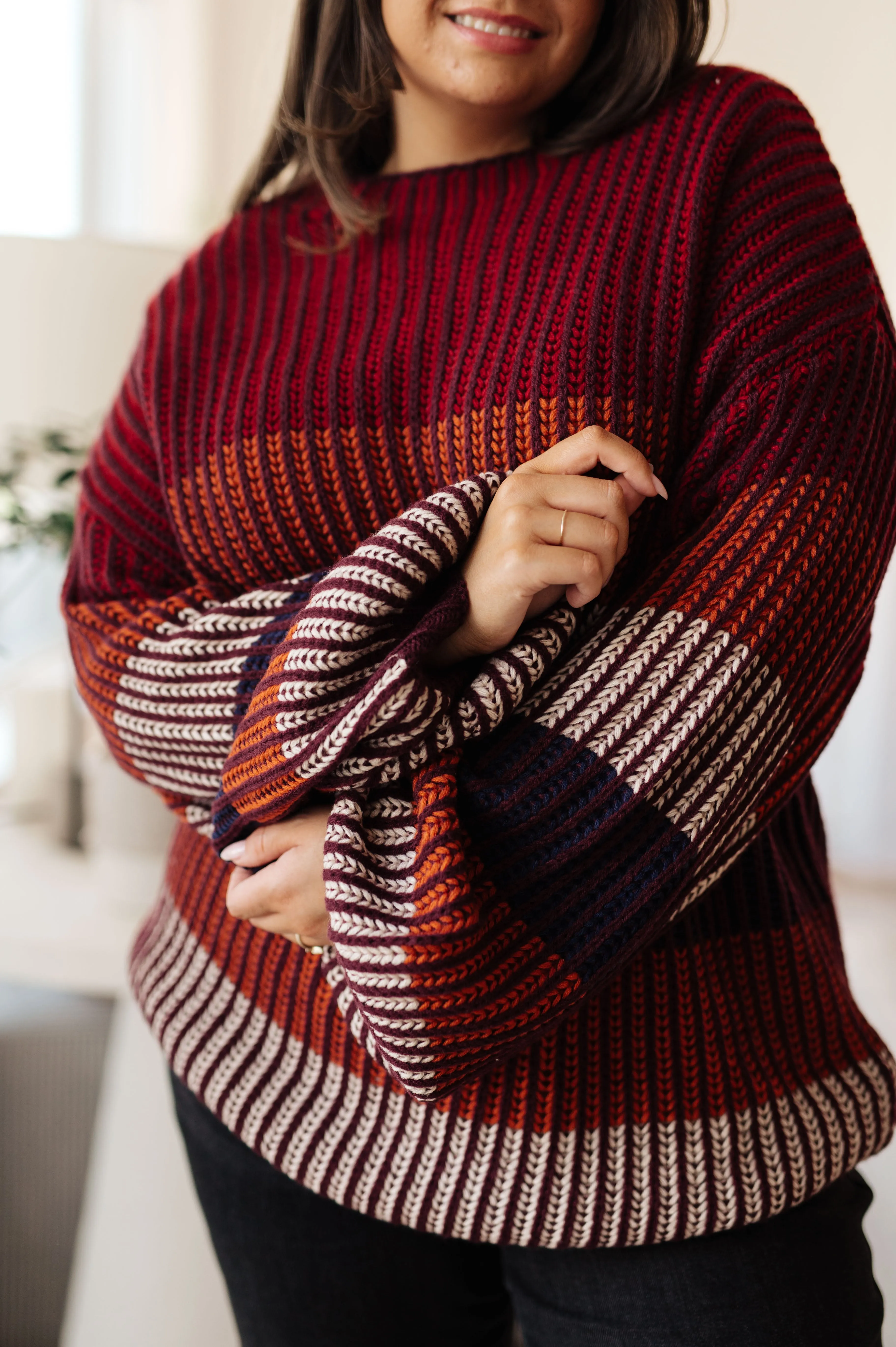 World of Wonder Striped Sweater (Reg & Curvy )